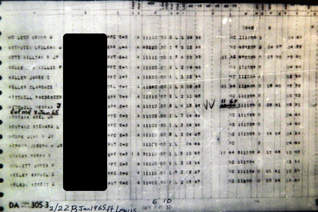 B Co January 1965 Page 6